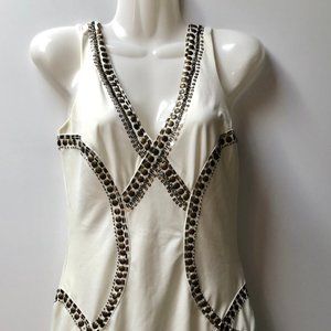 bebe studded sexy bodycon dress